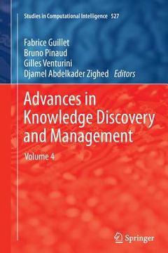 portada Advances in Knowledge Discovery and Management: Volume 4 (en Inglés)