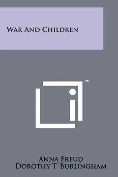 portada war and children (in English)