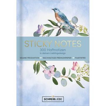 portada Sticky Notes Wonderful: Notizzettel-Set, Selbstklebende Haftnotizen, für Alle Oberflächen in 6 Verschieden Motiven, 300 Sticker - Schreibliebe