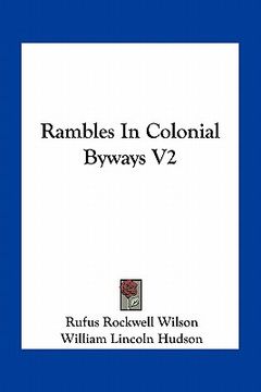 portada rambles in colonial byways v2 (in English)