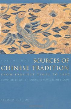 portada Sources of Chinese Tradition: From Earliest Times to 1600: From Earliest Times to 1600 vol 1 (Introduction to Asian Civilizations) (in English)