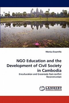 portada ngo education and the development of civil society in cambodia (en Inglés)