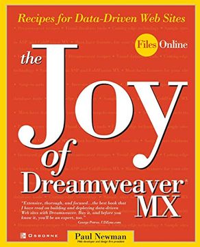 portada The joy of Dreamweaver mx: Recipes for Data-Driven web Sites (in English)