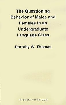 portada the questioning behavior of males and females in an undergraduate language class (in English)