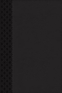 portada Niv, Compact Center-Column Reference Bible, Leathersoft, Black, red Letter, Thumb Indexed, Comfort Print (en Inglés)