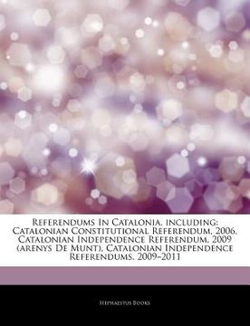 portada articles on referendums in catalonia, including: catalonian constitutional referendum, 2006, catalonian independence referendum, 2009 (arenys de munt)