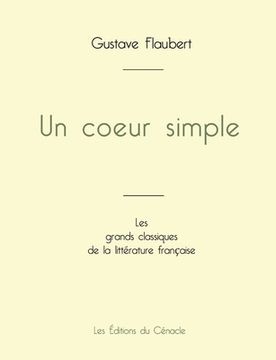 portada Un coeur simple de Gustave Flaubert (édition grand format) (en Francés)