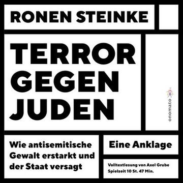 portada Terror Gegen Juden: Wie Antisemitische Gewalt Erstarkt und der Staat Versagt. Eine Anklage (en Alemán)