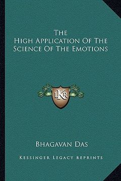 portada the high application of the science of the emotions
