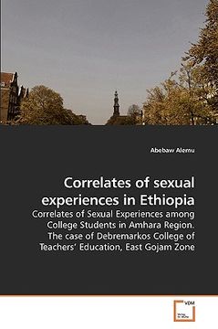 portada correlates of sexual experiences in ethiopia (in English)