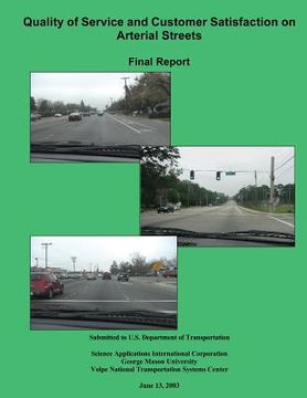 portada Quality of Service and Customer Satisfaction on Arterial Streets Final Report