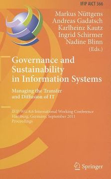 portada governance and sustainability in information systems (en Inglés)