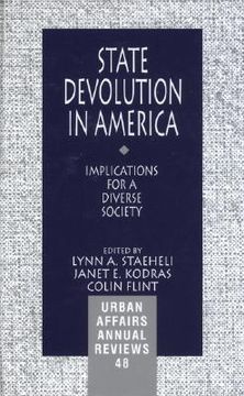 portada state devolution in america: implications for a diverse society (en Inglés)