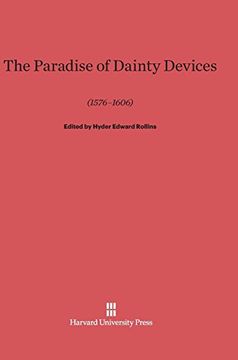 portada The Paradise of Dainty Devices (1576-1606) 