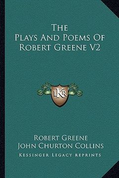 portada the plays and poems of robert greene v2