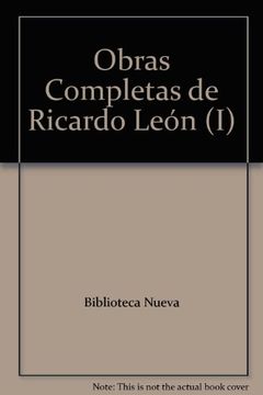 portada Obras Completas de Ricardo León (I)