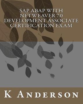 portada sap abap with netweaver 7.0 development associate certification exam (en Inglés)