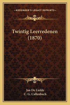 portada Twintig Leerredenen (1870)