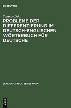 portada Probleme der Differenzierung im Deutsch-Englischen Wörterbuch für Deutsche (en Alemán)