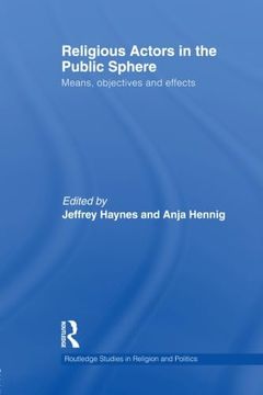 portada Religious Actors in the Public Sphere (Routledge Studies in Religion and Politics) (en Inglés)