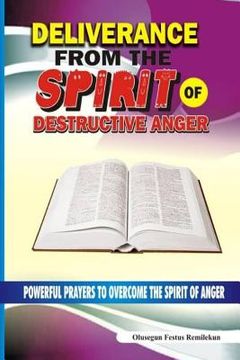 portada Deliverance From The Spirit Of Destructive Anger: Powerful Prayers to Overcome the Spirit of Anger (in English)