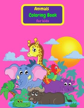 portada Animals Coloring Book for Kids (en Inglés)