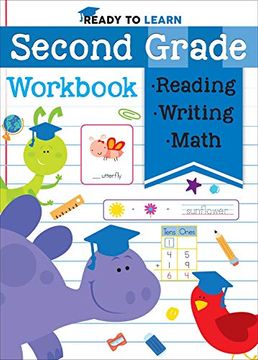 portada Second Grade Workbook: Phonics, Sight Words, Multiplication, Division, Money, and More! (Ready to Learn) 