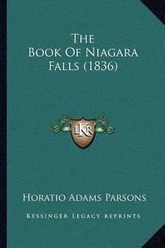 portada the book of niagara falls (1836) (en Inglés)