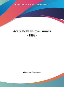 portada Acari Della Nuova Guinea (1898) (en Italiano)