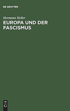 portada Europa und der Fascismus (in German)