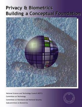 portada Privacy & Biometrics: Building a Conceptual Foundation (in English)