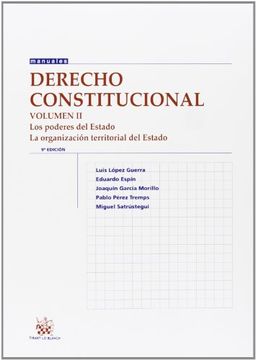 portada Derecho constitucional Vol. II 9ª Ed. 2013 (Manuales de Derecho Constitucional)