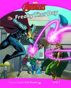 portada Level 2: Marvel's Freaky Thor day (Pearson English Kids Readers) (in English)