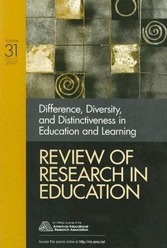 portada difference, diversity, and distinctiveness in education and learning: volume 31 (en Inglés)