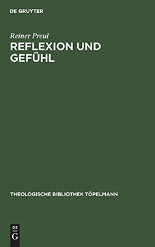 portada Reflexion und gef hl (Theologische Bibliothek t Pelmann) (in German)
