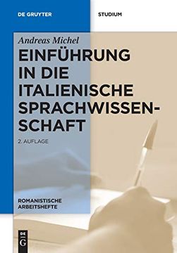 portada Einfuhrung in die Italienische Sprachwissenschaft (in German)