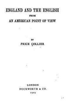 portada England and the English from an American Point of View (en Inglés)