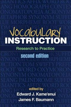 portada Vocabulary Instruction: Research to Practice (in English)
