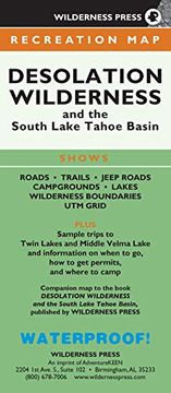 portada Map Desolation Wilderness and the South Lake Tahoe Basin: Recreation map
