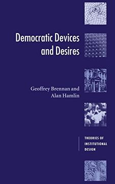 portada Democratic Devices and Desires Hardback (Theories of Institutional Design) (en Inglés)