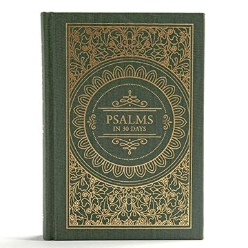 portada Psalms in 30 Days: Csb Edition, Black Letter, Daily Readings, Prayers, Easy-To-Read Type (in English)