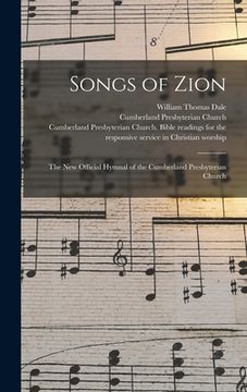 portada Songs of Zion: the New Official Hymnal of the Cumberland Presbyterian Church (in English)