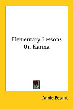 portada elementary lessons on karma (in English)