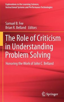 portada the role of criticism in understanding problem solving
