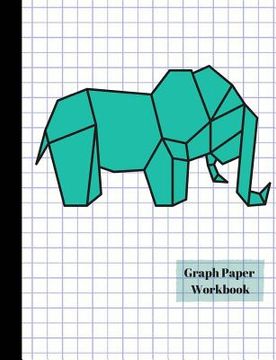portada Origami Elephant 4x4 Quad Graph Paper Workbook (en Inglés)
