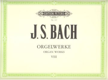 portada Orgelwerke 8 - 4 Konzerte 8 Kleine Präludien und Fugen. Orgel (en Alemán)