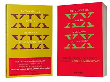 portada Paquete Antología de Poesía Mexicana, Siglos xix y xx / 2 Vols.