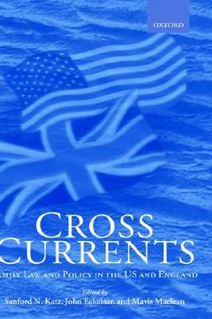 portada cross currents: family law policy in the united states and england (en Inglés)