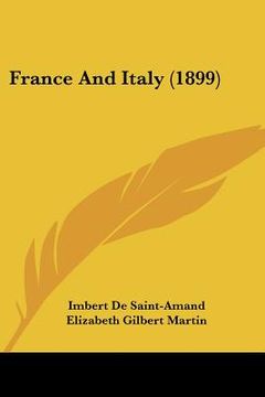 portada france and italy (1899) (in English)