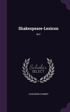 portada Shakespeare-Lexicon: M-Z